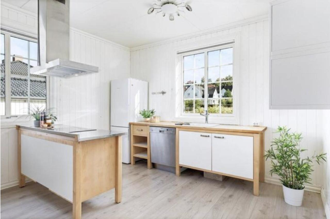 Ferienwohnung Lys Og Sentral Leilighet Med Terrasse Og Hage Lillehammer Exterior foto
