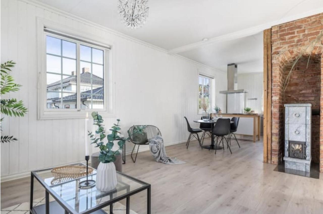 Ferienwohnung Lys Og Sentral Leilighet Med Terrasse Og Hage Lillehammer Exterior foto